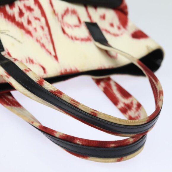 Gucci Nylon Outlet Red and Cream Handbag - Picture 6 of 11